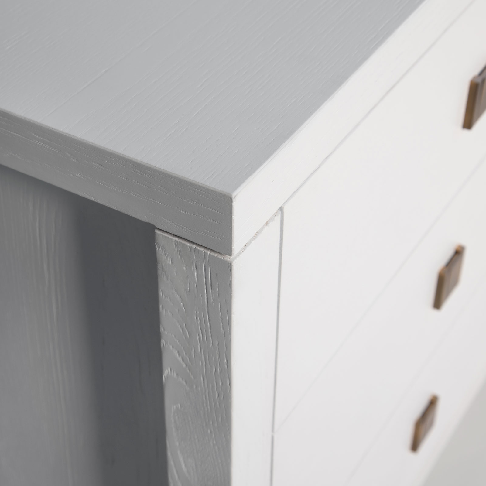 【送料無料】３点セット/ Vintage Style Dresser Hara 3 Drawer Dresser - Black